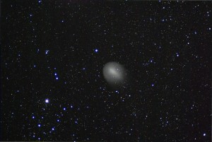 Comet 17p/Holmes passes Mirphak       